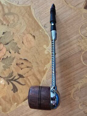 Dr. Grabow Viking - Vintage Chrome & Briar Pipe, USA Made, Collectible